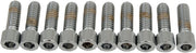Drag Specialties Socket-Head Bolts Silver Smooth 10 Pack - MPB179S
