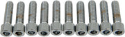 Drag Specialties Socket-Head Bolts Silver Smooth 10 Pack - MPB180S