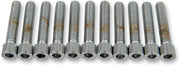 Drag Specialties Socket-Head Bolts Silver Smooth 10 Pack