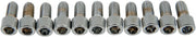 Drag Specialties Socket-Head Bolts Silver Smooth 10 Pack - MPB214S