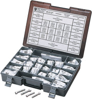Drag Specialties Fine-Thread Socket-Head Bolt Assortment Kit Chrome Polished Silver Knurled Smooth