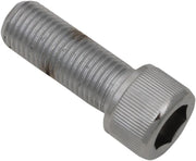 Drag Specialties Replacement Fine Thread Socket-Head Bolts Chrome Polished Silver Knurled 10 Pack - MPB250