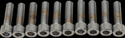Drag Specialties Replacement Socket-Head Bolts Chrome Polished Silver Fine Thread Smooth 10 Pack - MPB203S