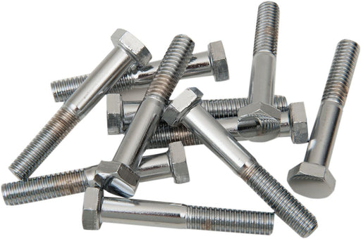 Drag Specialties Replacement Hex-Head Bolts Silver 5 Pack