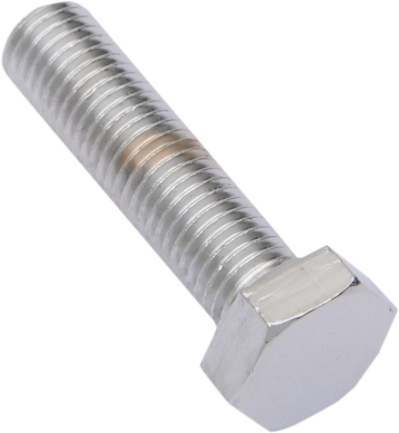 Drag Specialties Replacement Fine Thread Hex Head Bolts Chrome Polished Silver 10 Pack - MPB151