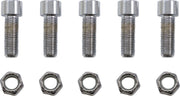 Colony Rotor, Sprocket and Belt Mounting Hardware Kit Chrome Polished Silver Socket-Head Belt Pulley
