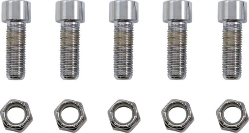 Colony Rotor, Sprocket and Belt Mounting Hardware Kit Chrome Polished Silver Socket-Head Belt Pulley