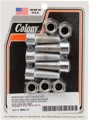 Colony Rotor, Sprocket and Belt Mounting Hardware Kit Chrome Polished Silver Socket-Head Belt Pulley