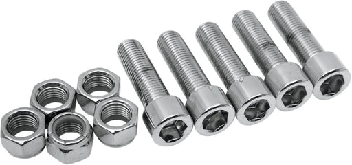 Colony Rotor, Sprocket and Belt Mounting Hardware Kit Chrome Polished Silver Socket-Head Belt Pulley