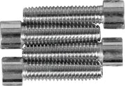 Drag Specialties Handlebar Clamp Bolt Set Chrome Silver Smooth Socket-Head