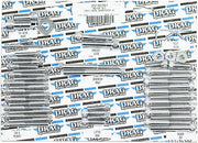 Drag Specialties Motor Bolt Set Chrome Silver Knurled Socket-Head - MK118
