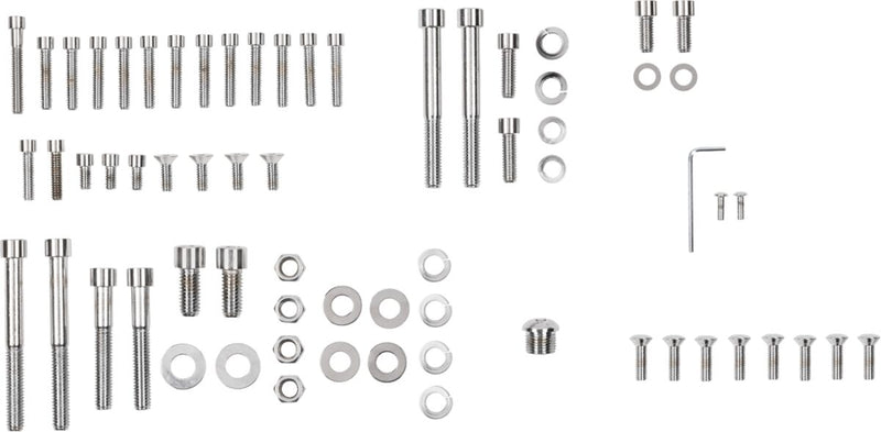 Drag Specialties Smooth Motor Bolt Set for 1971-1976 Harley-Davidson FXR and 1970-1976 Harley-Davidson Touring Motorcycles - MK110S