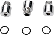 Drag Specialties Oil Pump Socket-Head Plug Set Chrome Silver Smooth