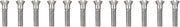 Drag Specialties Cam Cover Bolt Kit Chrome Silver Smooth Socket-Head Steel - MK154