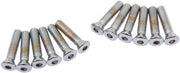 Drag Specialties Cam Cover Bolt Kit Chrome Silver Smooth Socket-Head Steel - MK154