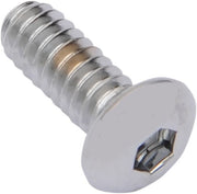 Drag Specialties Replacement Button Head Bolts Chrome Polished Silver 10 Pack