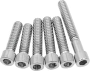 Drag Specialties Cam Cover Bolt Kit Chrome Silver Smooth Socket-Head Steel - MK239S