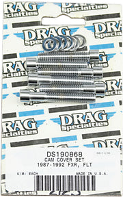 Drag Specialties Cam Cover Bolt Kit Chrome Silver Smooth Socket-Head Steel - MK212S