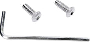 Drag Specialties Point Cover Bolt Set Chrome Silver Button-Head - MK128