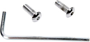 Drag Specialties Point Cover Bolt Set Chrome Silver Button-Head