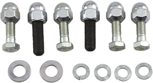 Colony Fender Rail Mounting Kit Silver Acorn Bolt Nut
