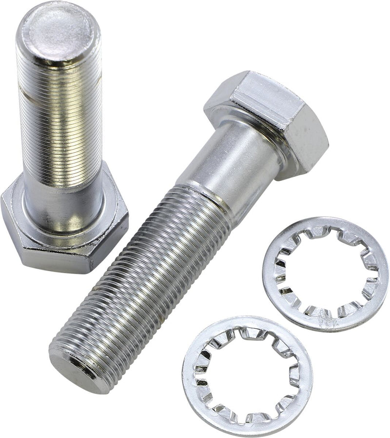 Drag Specialties Softail Swingarm Axis Tube Bolt Kit Silver - MKDR6