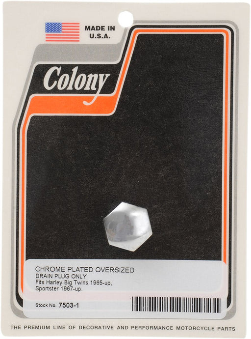 Colony Replacement Oversized Drain Plug Silver