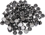 Drag Specialties Refill End Plug Bag Chrome Silver Replacement Steel 100 Pack - MPB411