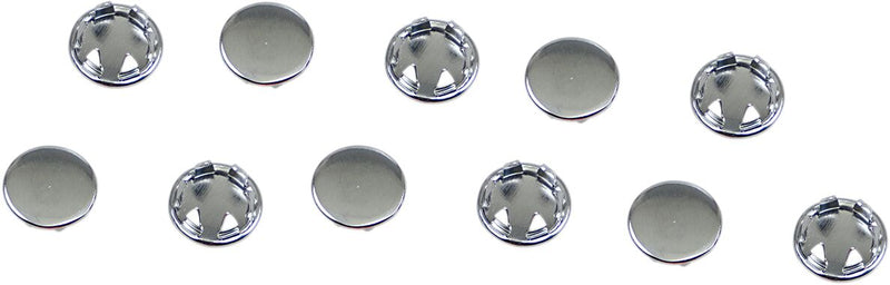 Drag Specialties End Plugs Silver Socket Steel 10 Pack