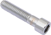 Drag Specialties Replacement Coarse Thread Socket-Head Bolts Chrome Polished Silver Smooth 5 Pack - MPB703S