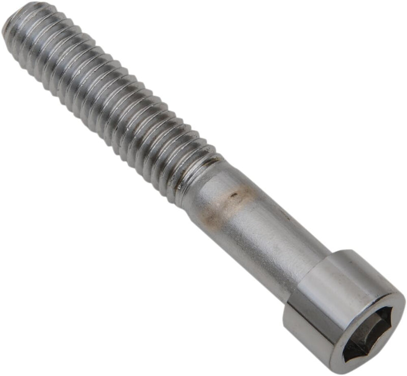 Drag Specialties Replacement Coarse Thread Socket-Head Bolts Chrome Polished Silver Smooth 5 Pack - MPB704S