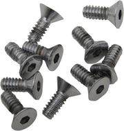 Drag Specialties Countersunk Socket-Head Bolts Silver 10 Pack - MPB570
