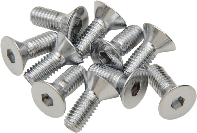 Drag Specialties Chrome 10-32 x 1/2" Countersunk Socket Head Bolt