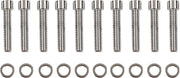 Drag Specialties Cam Cover Bolt Kit Chrome Silver Smooth Socket-Head Steel - MK373S