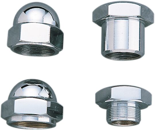 Colony Shouldered Stem Nut Chrome Each