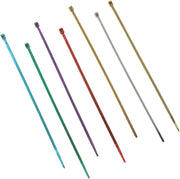 Drag Specialties Cable Ties Electro Plated Silver 10 Pack