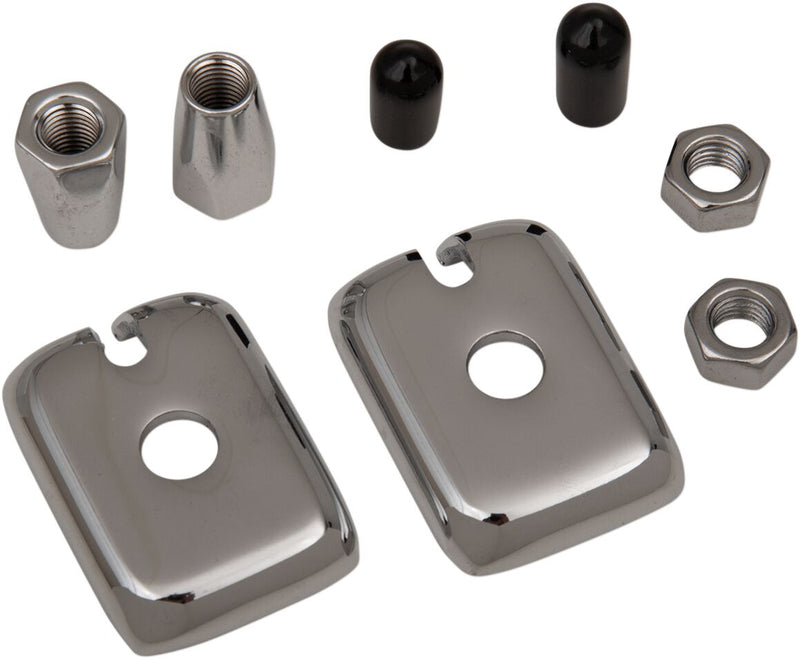 Colony Rear Axle Adjuster Kit Chrome Silver
