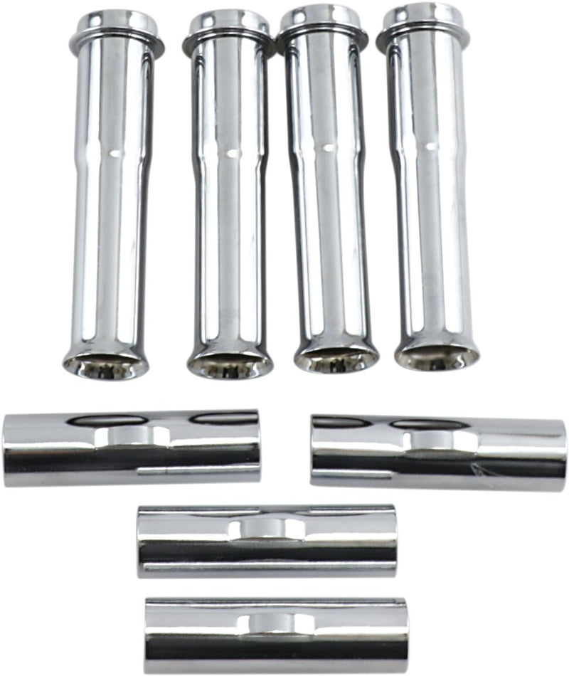 Colony Quick Install Lower Pushrod Tube Kit Chrome 4 Pack