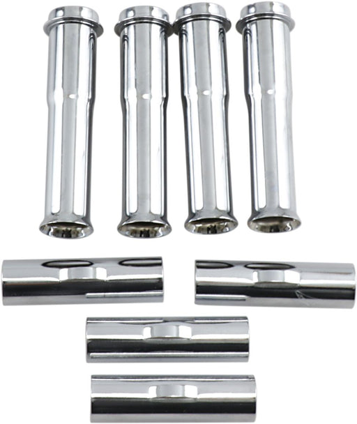 Colony Quick Install Lower Pushrod Tube Kit Chrome 4 Pack