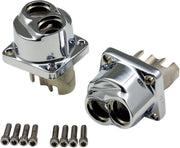Drag Specialties Lifter Blocks Polished Chrome Aluminium Pair