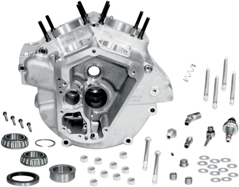 S&S Cycle Super Stock® Alternator Style Engine Case Raw Standard Bore A356 T-6 Aluminium Alloy Kit