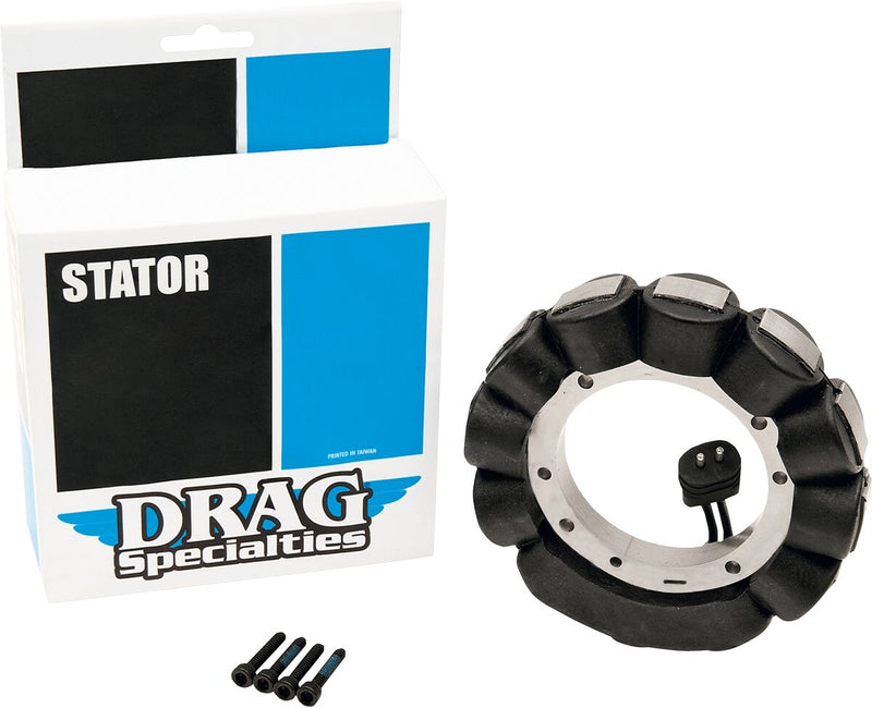 Drag Specialties Coated Alternator Stator Black - 29965-75C-BXLB1