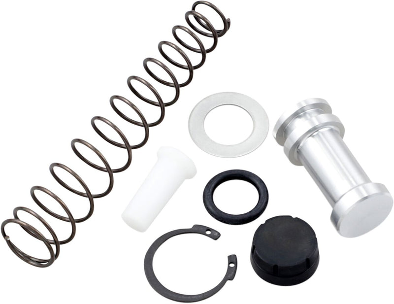 Drag Specialties Rear Brake Master Cylinder Rebuild Kit Black Silver Standard - 19218