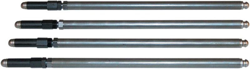 S&S Cycle Adjustable Pushrods Pushrod Set Chromoly Steel Set of 4