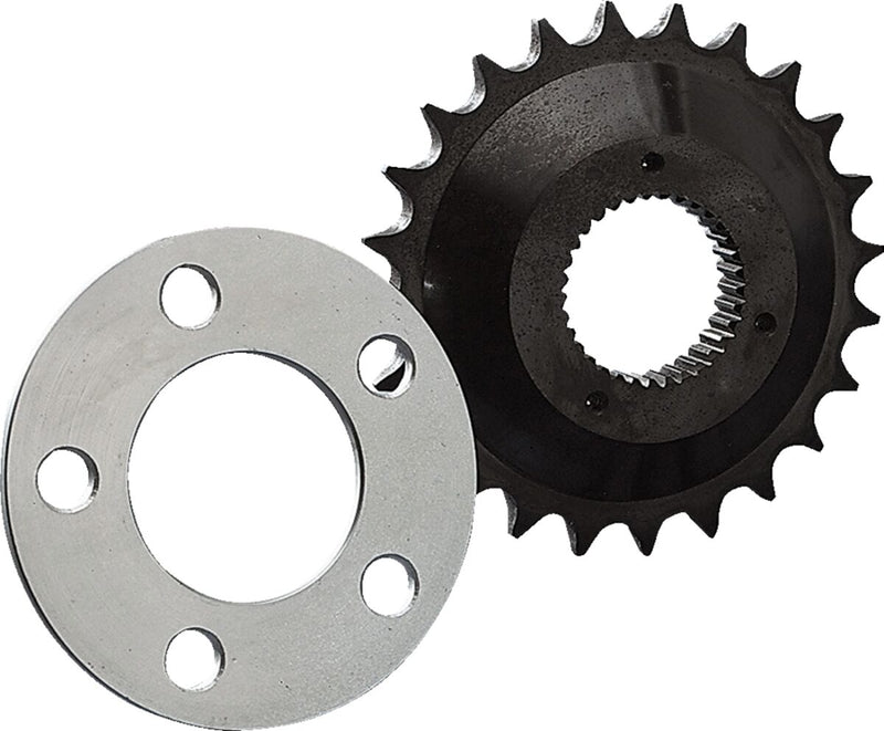 Drag Specialties Offset Sprocket Kit Black Mainshaft
