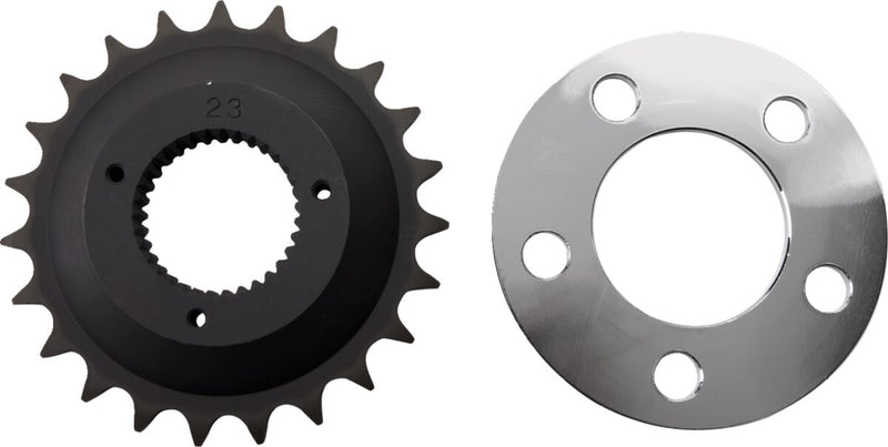 Drag Specialties Offset Sprocket Kit Black Mainshaft
