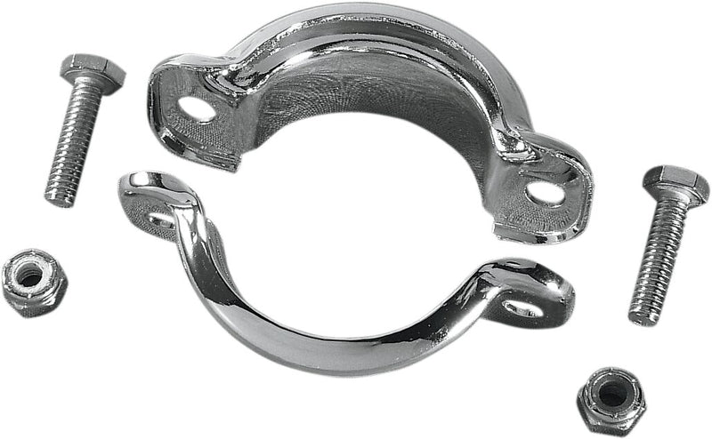 Drag Specialties Muffler Clamps for 1984-1994 Harley-Davidson Tour Glide Motorcycles