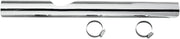 Drag Specialties Right-Side Chrome Heat Shield Dresser Steel