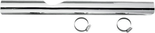 Drag Specialties Right-Side Chrome Heat Shield Dresser Steel