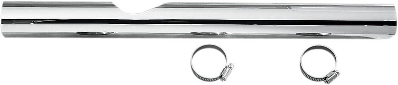 Drag Specialties Right-Side Chrome Heat Shield Dresser Steel - 72860